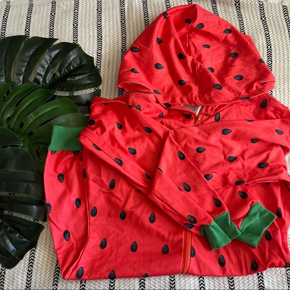 Watermelon Hoodie Dress